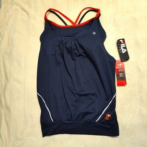 Fila Sport Live In Motion Tru-dry Athletic Workout Tank Top Built-in Bra Women S